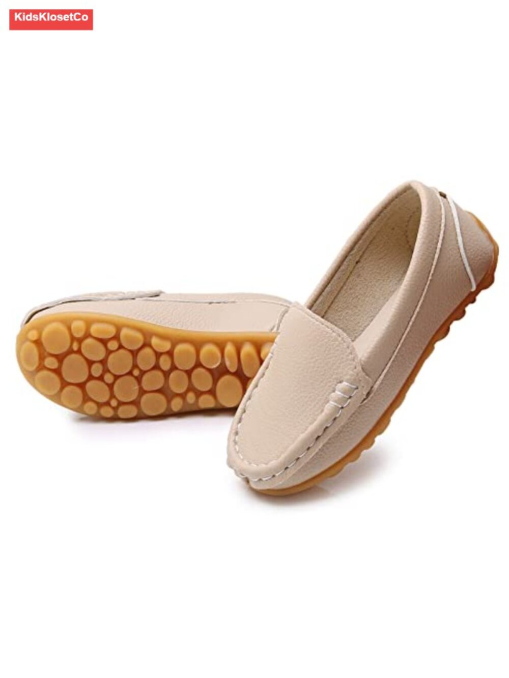 Kids Slip-on Loafers Oxford PU Leather Flats Shoes Toddler Little Kid